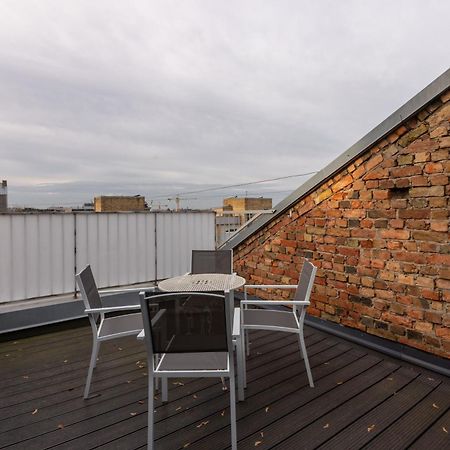 Penthouse Apartment With Terrace Riga Luaran gambar