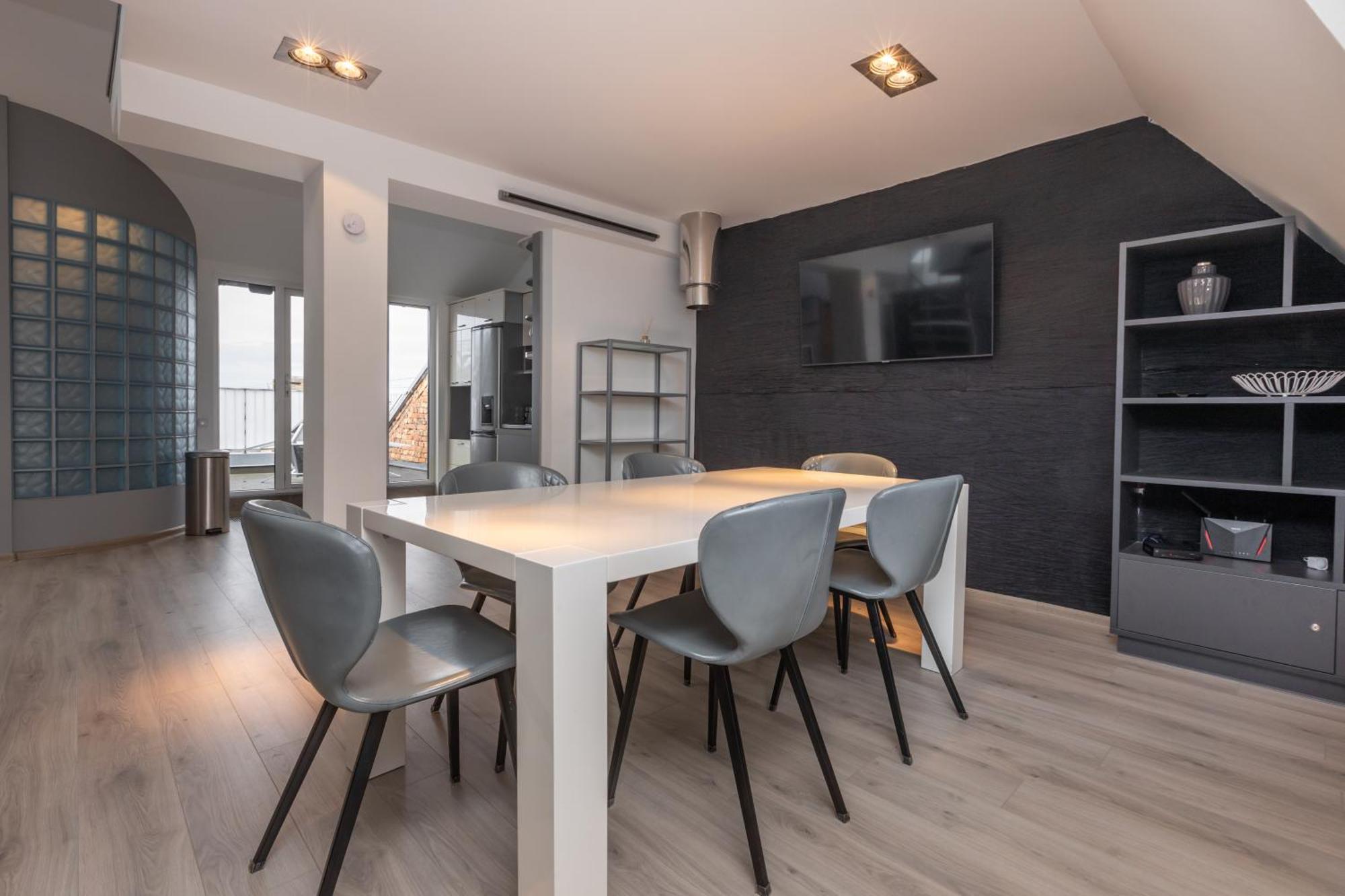 Penthouse Apartment With Terrace Riga Luaran gambar