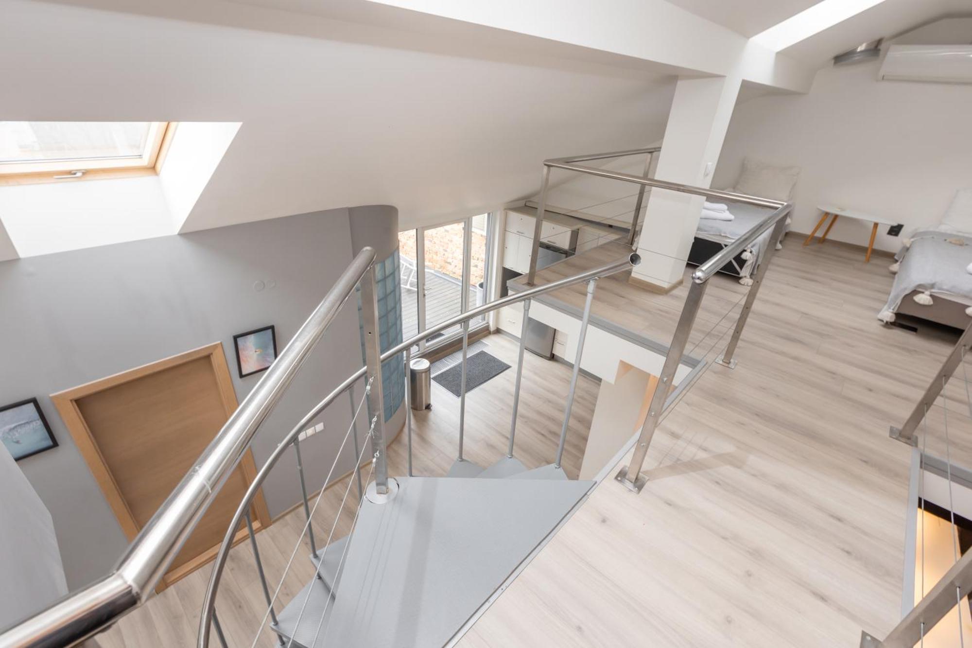 Penthouse Apartment With Terrace Riga Luaran gambar